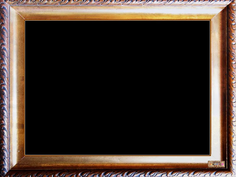 MARCOS PHOTOSCAPE: MARCOS PhotoScape CLASICO CERCO DORADO 13