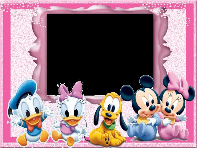 MARCOS PARA PHOTOSHOP Y ALGO MAS: MICKEY Y SUS AMIGOS (BEBES)