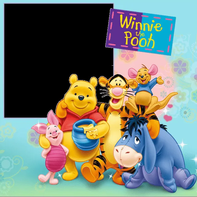 MARCOS PARA PHOTOSHOP Y ALGO MAS: WINNIE POOH 3