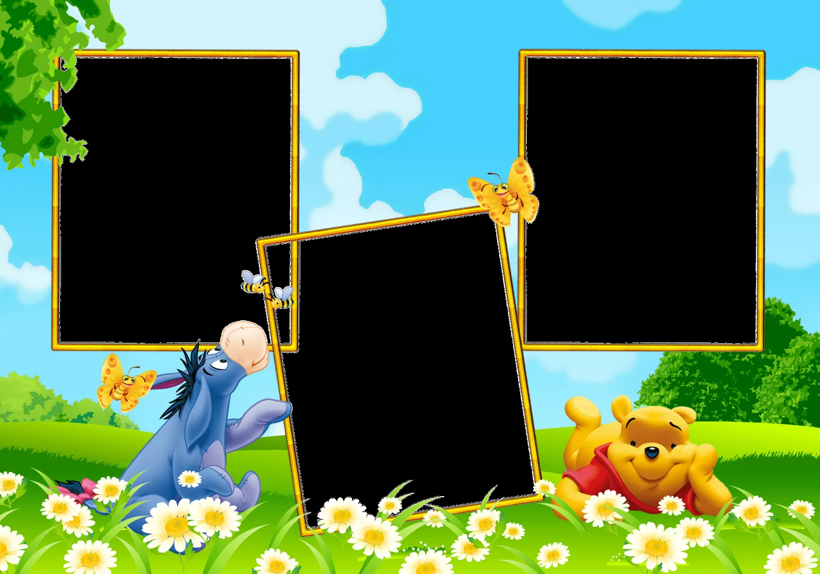 MARCOS PARA PHOTOSHOP Y ALGO MAS: WINNIE POOH MARCOS PARA PHOTOSHOP Y ALGO MAS: WINNIE POOH