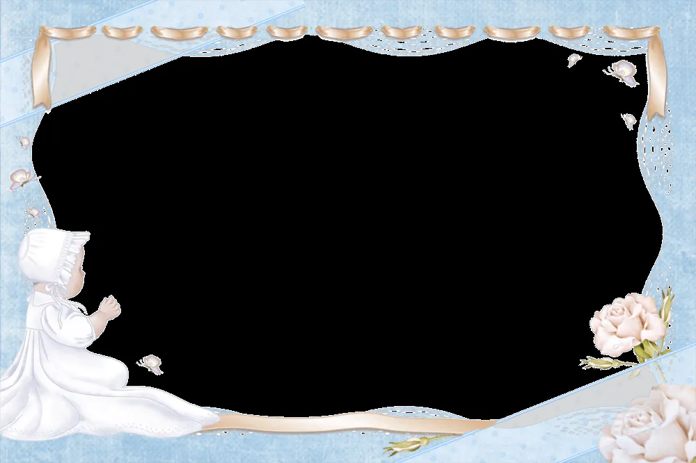 FRAME PNG BAUTIZO - Imagui