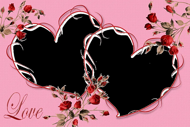 Marco de corazones png - Imagui