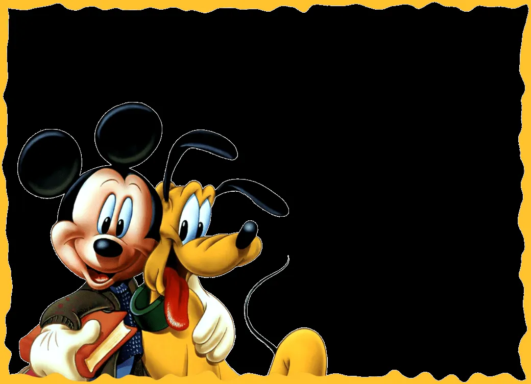 Marcos Png de Mickey Mouse para Niños. | Marcos Gratis para ...