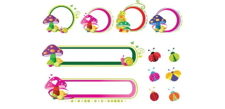 Marcos y vectores para tarjetas - Imagui
