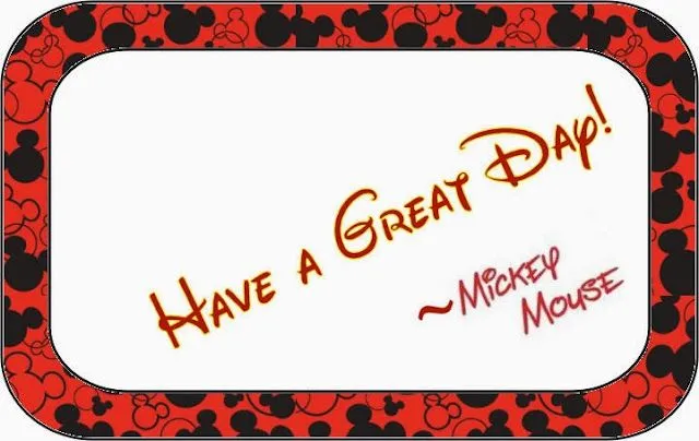 Marcos con saludos de Personajes Disney. | Ideas y material gratis ...