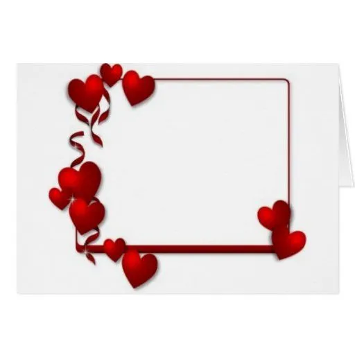 marco rojo del corazón - personalizable felicitación de Zazzle. marco rojo del corazón - personalizable felicitación de Zazzle.