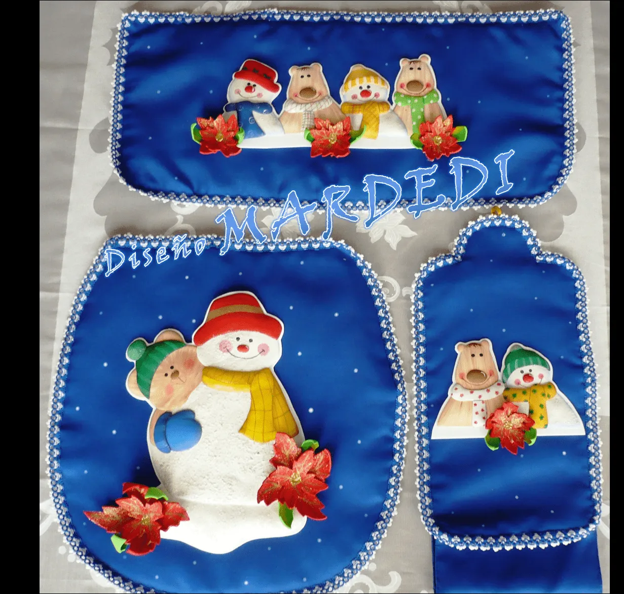 MARDEDI: Juego de baño - Navidad