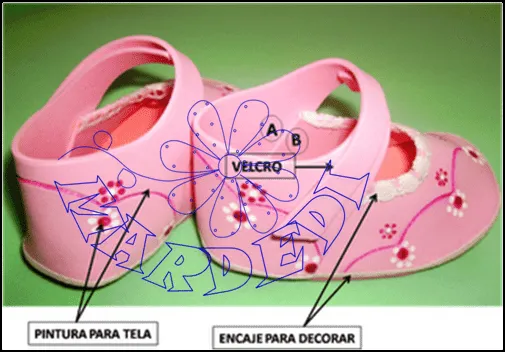 MARDEDI: MOLDE DE ZAPATO PARA BEBE - EN FOAMY- GOMA EVA