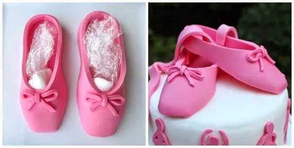 Mardefiesta: Tarta zapatillas de ballet