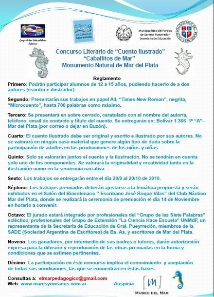 MARES Y OCEANOS: Concurso de cuentos cortos ilustrados El ...