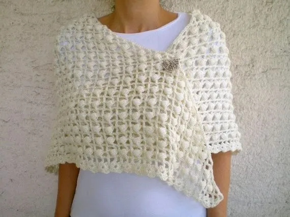 Chales hechos a crochet - Imagui