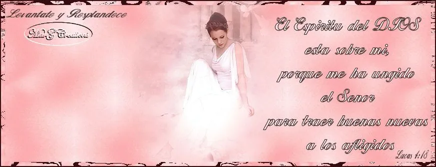MarG Creations: El Espiritu de Dios - Portada para Facebook