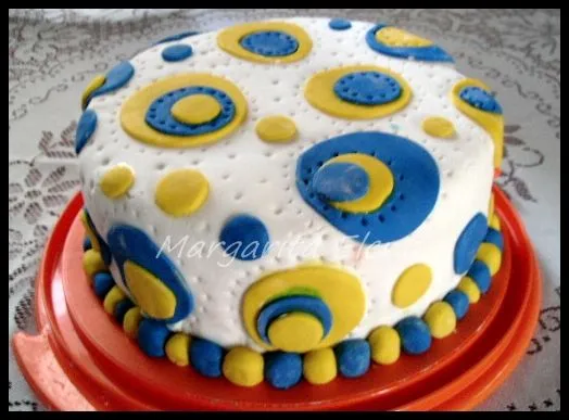 Margarita Elena. Repostería artesanal: Torta círculos de BOCA Margarita Elena. Repostería artesanal: Torta círculos de BOCA
