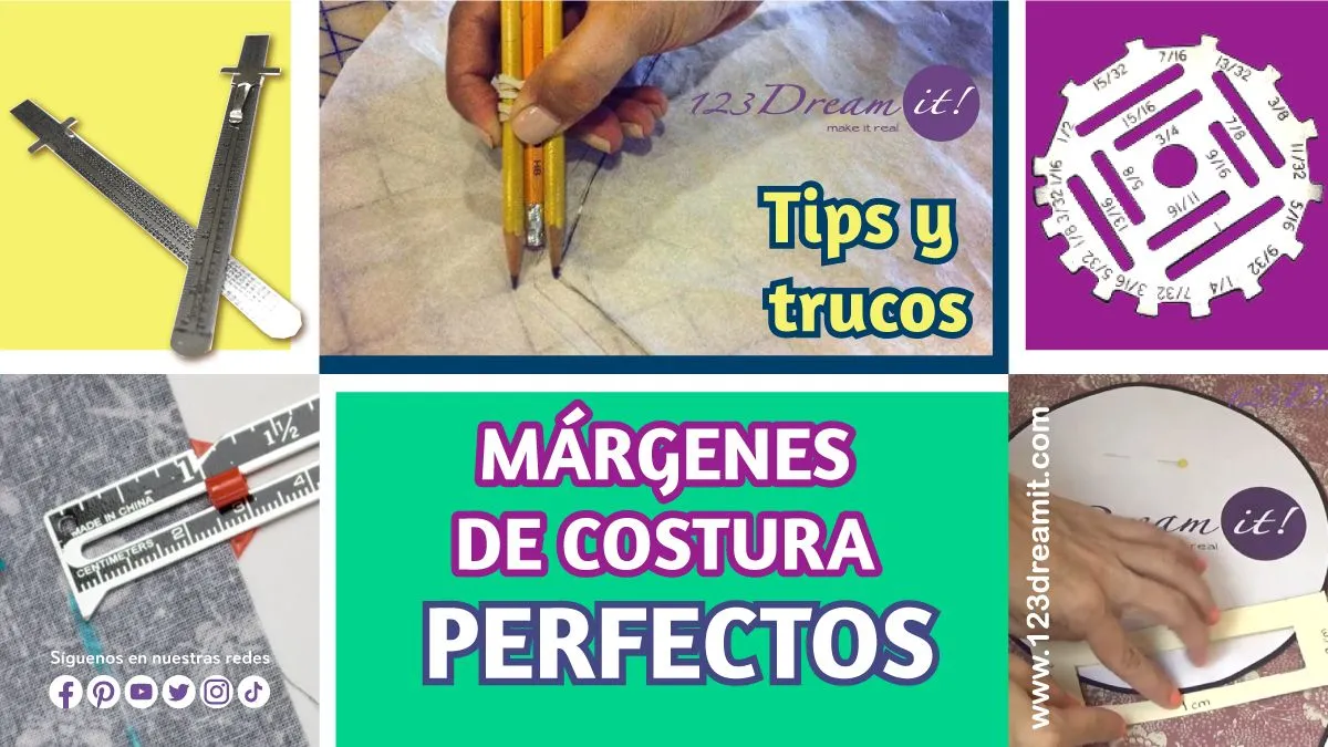 Márgenes de costura perfectos – consejos y trucos - 123 Dream it Blog de  Costura