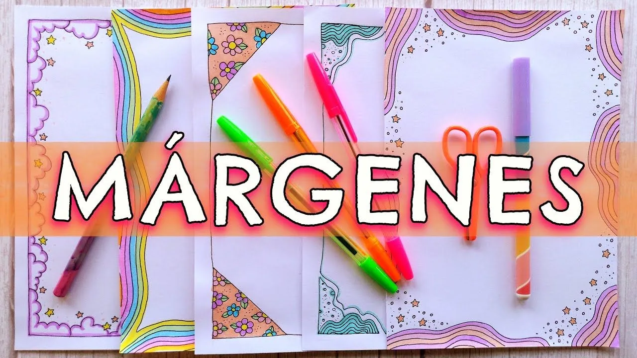 MÁRGENES PARA CUADERNOS, APUNTES, PORTADAS, CARTULINAS y CARTAS MÁRGENES PARA CUADERNOS, APUNTES, PORTADAS, CARTULINAS y CARTAS