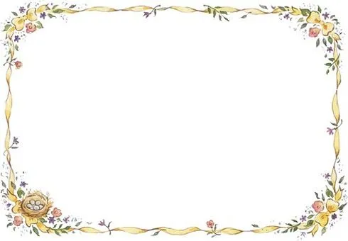Imagen de marcos para tarjetas gratis con bordes de flores - Imagui