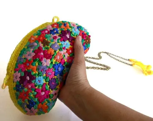 Maria Bonita, bolso bordado — Pipocass handmade