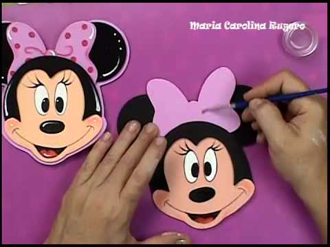 Maria Carolina Rugero Minnie en foamy para cotillon - YouTube Maria Carolina Rugero Minnie en foamy para cotillon - YouTube