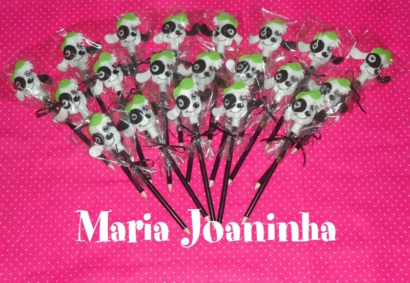 Maria Joaninha by Cidinha - Artesanato em e.v.a.: Ponteiras Doki (