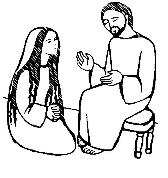 Maria magdalena para colorear - Imagui