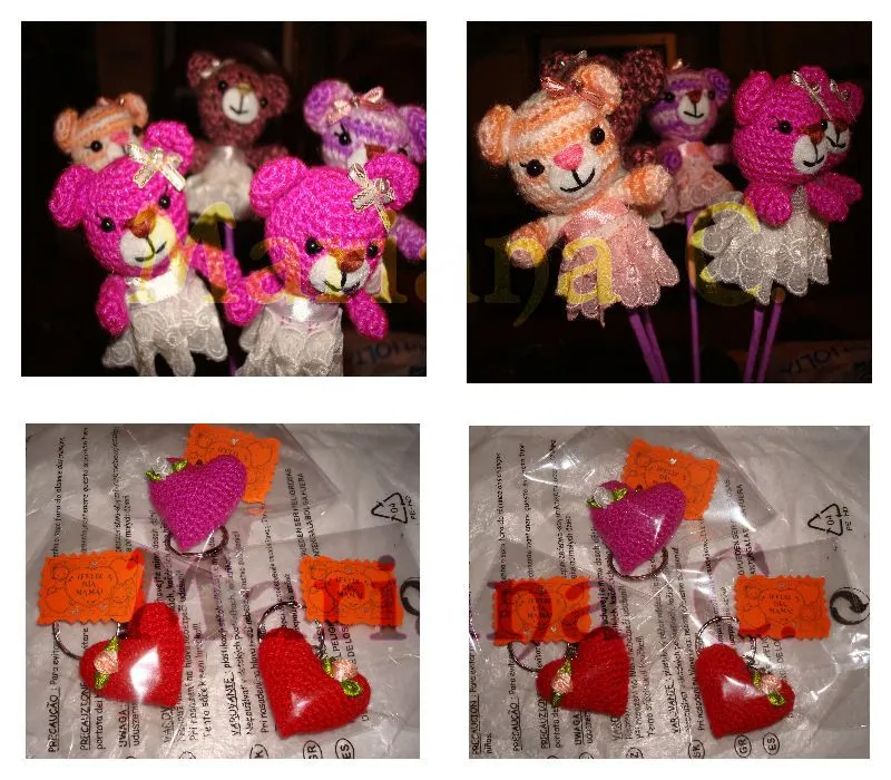 Mariana, Teje y Desteje con Amor: Osas y corazones... Mariana, Teje y Desteje con Amor: Osas y corazones...