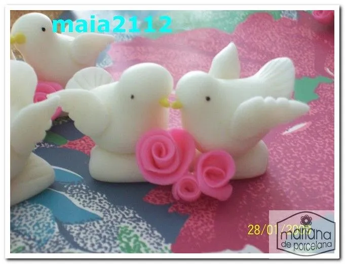 marianadeporcelana | Adornos para tortas y souvenirs en porcelana ...