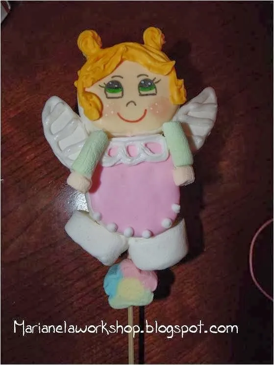 MARIANELA'S WORKSHOP: Little Angel Marshmallow- Angelitos de Bombon