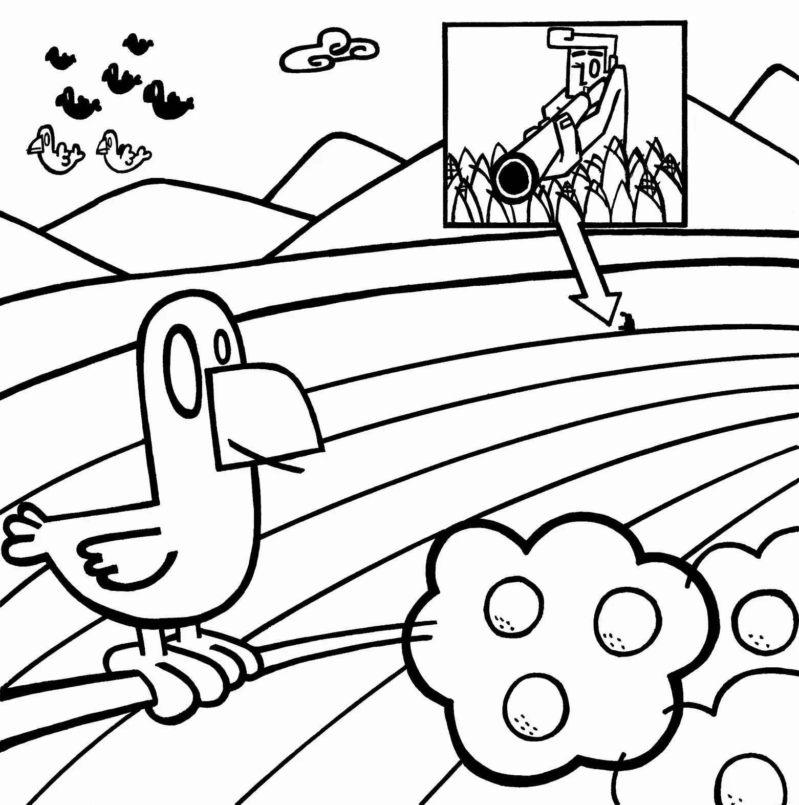 Mariano Ilustrado: El Loro Pelado (para colorear) Mariano Ilustrado: El Loro Pelado (para colorear)