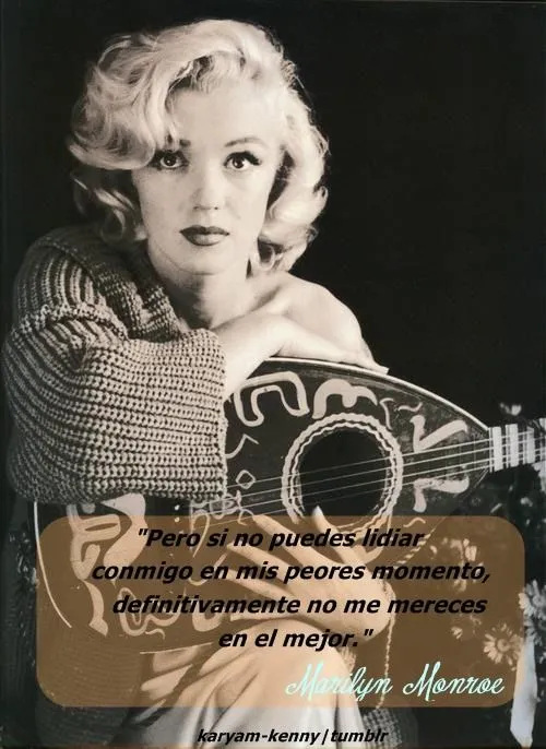 Marilyn Monroe frases en espanol frases de artistas