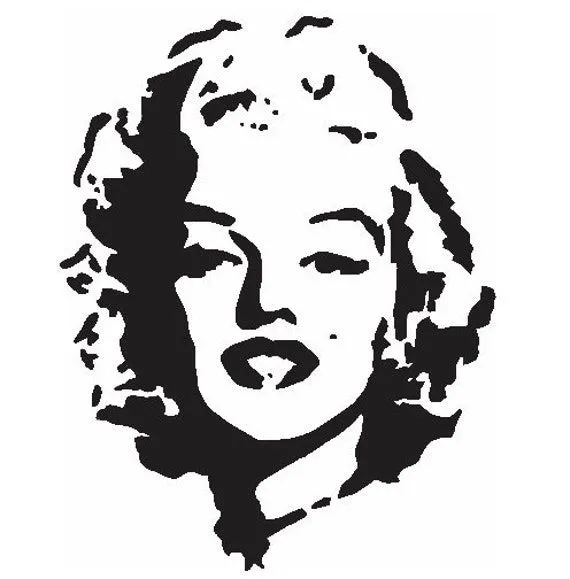 Marilyn Monroe stencil Laser cut into an x ray by Drew2TheLetter