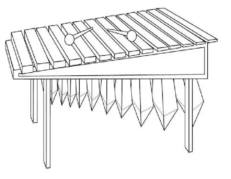 Marimba para Colorear 2 | PDF