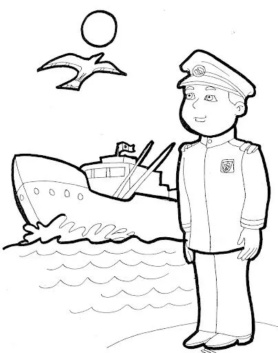 Día de la marina para colorear - Manualidades Infantiles Día de la marina para colorear - Manualidades Infantiles