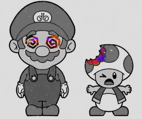 Mario Bros alucinando - Imagui