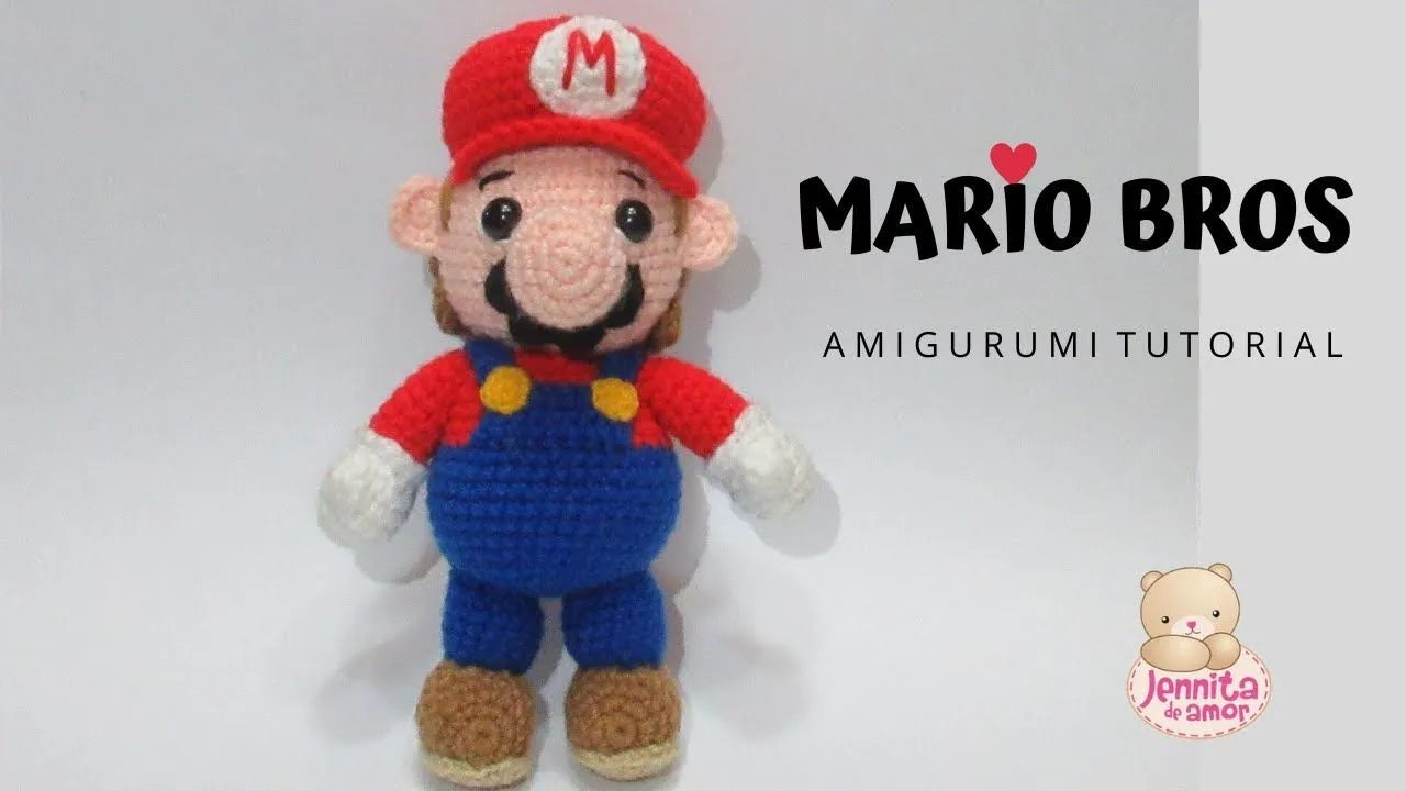 MARIO BROS Amigurumi Tutorial Paso a paso (Patrón en Descripción) |  amigurumis - YouTube