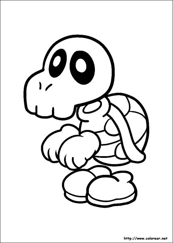 Dibujos para colorear de Super Mario Bros.