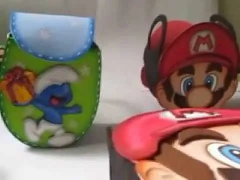 Mario y Luigi cotillones para fiestas infantiles - YouTube Mario y Luigi cotillones para fiestas infantiles - YouTube