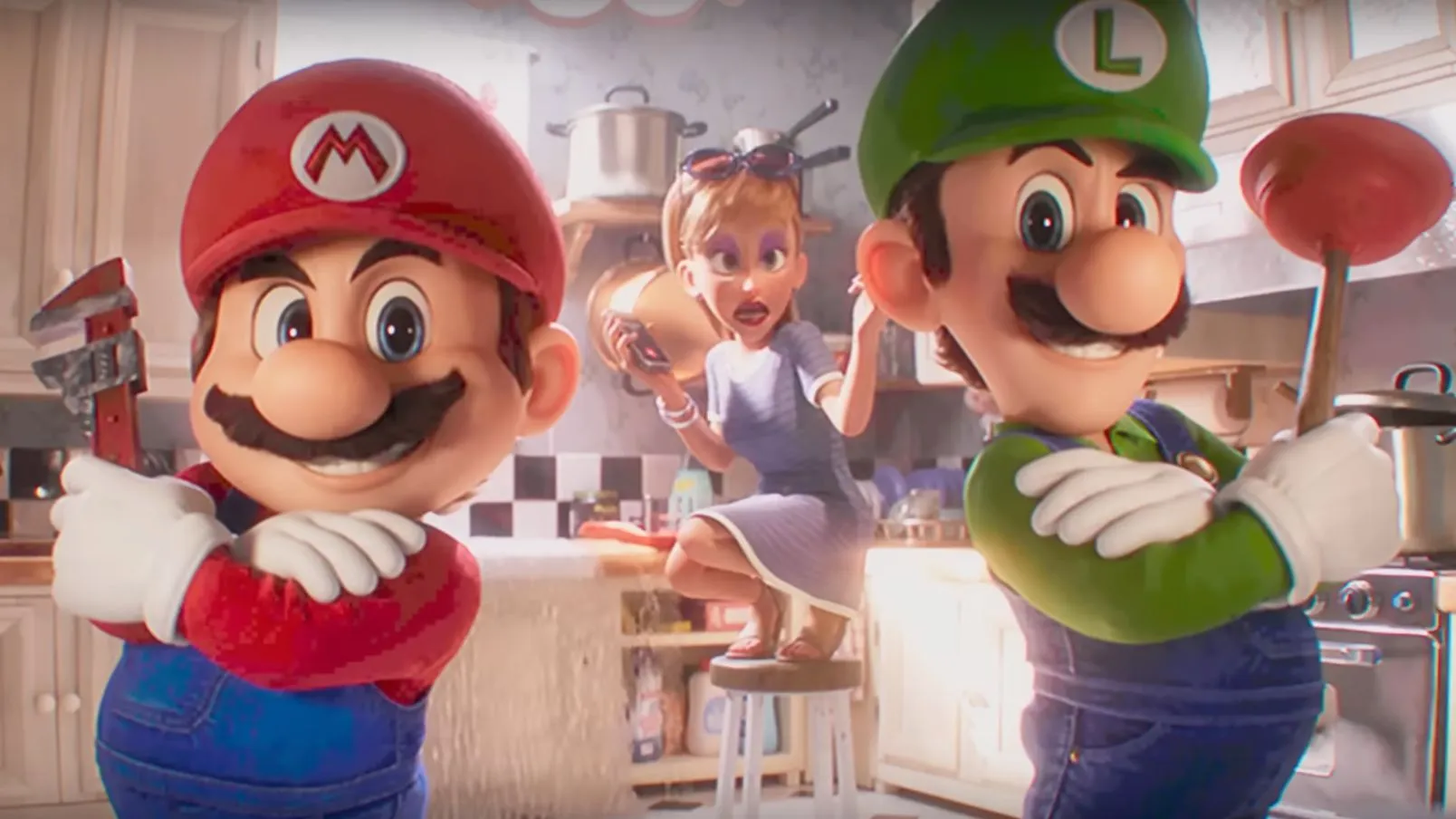 Mario y Luigi, fontaneros en el anuncio de 'Super Mario Bros' Mario y Luigi, fontaneros en el anuncio de 'Super Mario Bros'