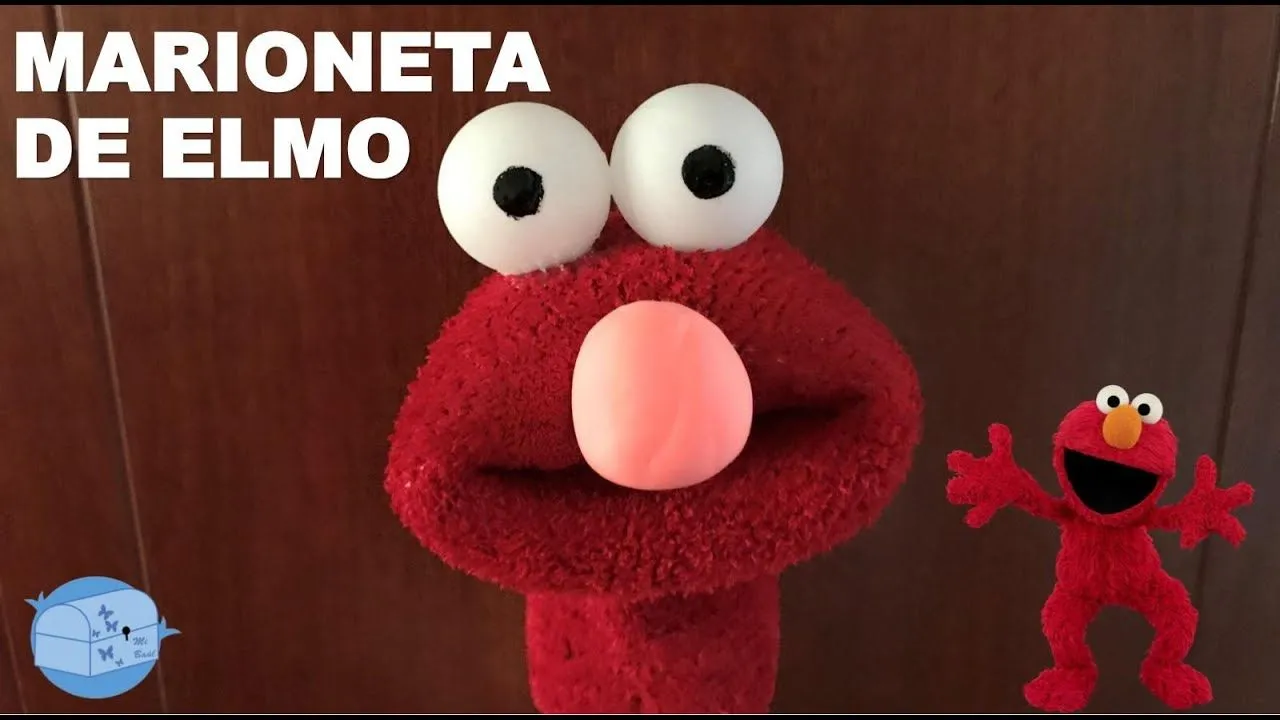 Marioneta casera de Elmo articulada - YouTube Marioneta casera de Elmo articulada - YouTube