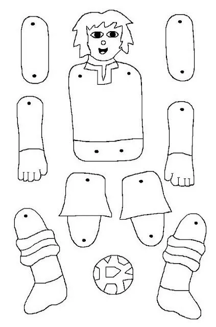 COLOREA TUS DIBUJOS: Marionetas para pintar y armar COLOREA TUS DIBUJOS: Marionetas para pintar y armar