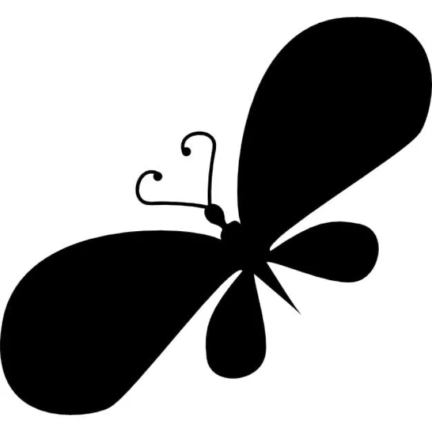 Mariposa con las alas grandes frontales | Descargar Iconos gratis