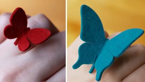 Mariposa | Broches de Fieltro | ideas y trucos para Broches de fieltro Mariposa | Broches de Fieltro | ideas y trucos para Broches de fieltro