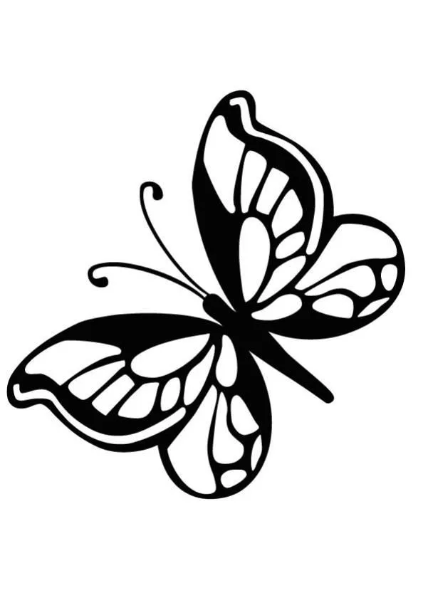 Mariposa para colorear