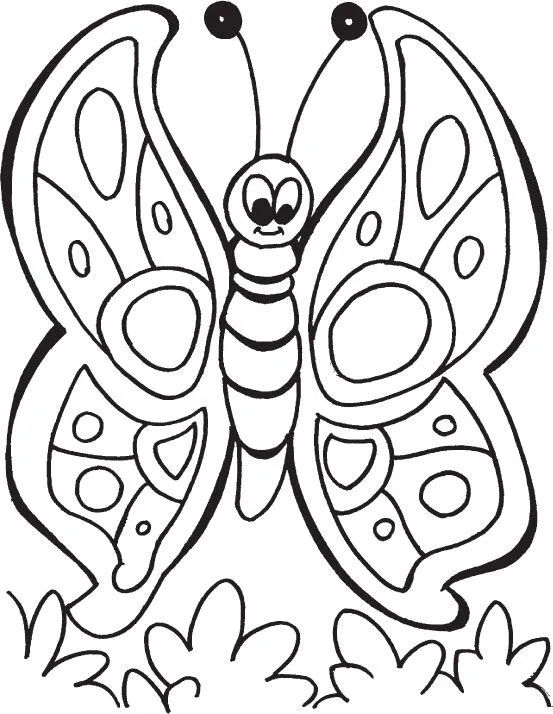 Mariposa para colorear