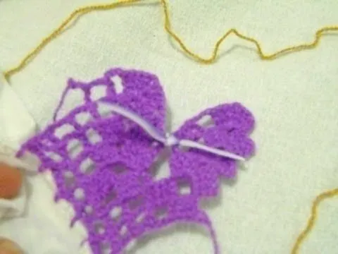 MARIPOSA EN CROCHET - YouTube