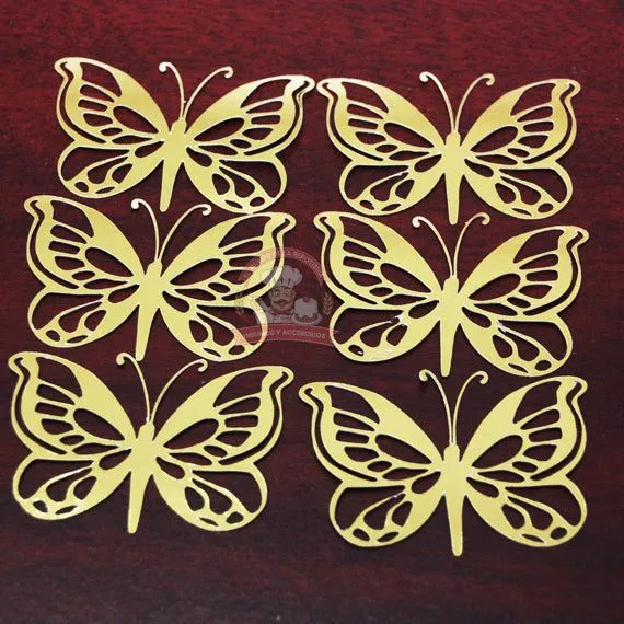 Mariposa Decorativa De Cake Topper Color Dorado (6 PIEZAS) – El Mundo de la Repostería Mariposa Decorativa De Cake Topper Color Dorado (6 PIEZAS) – El Mundo de la Repostería