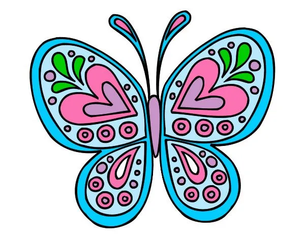 Dibujo de la mariposa mas bonita del mundo pintado por Aderlis en ... Dibujo de la mariposa mas bonita del mundo pintado por Aderlis en ...