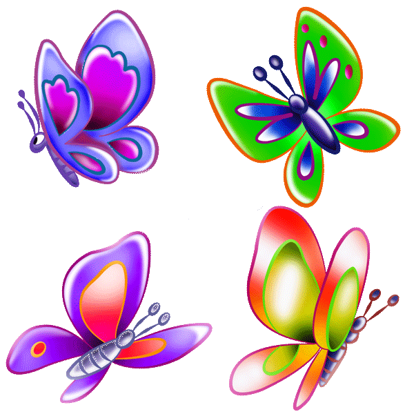 Gifs animados de mariposas en flores - Imagui