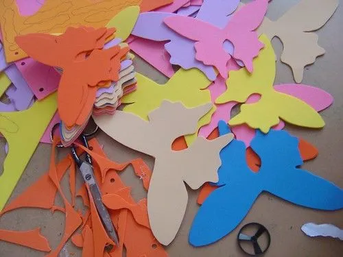 Mariposas en foamy - Imagui