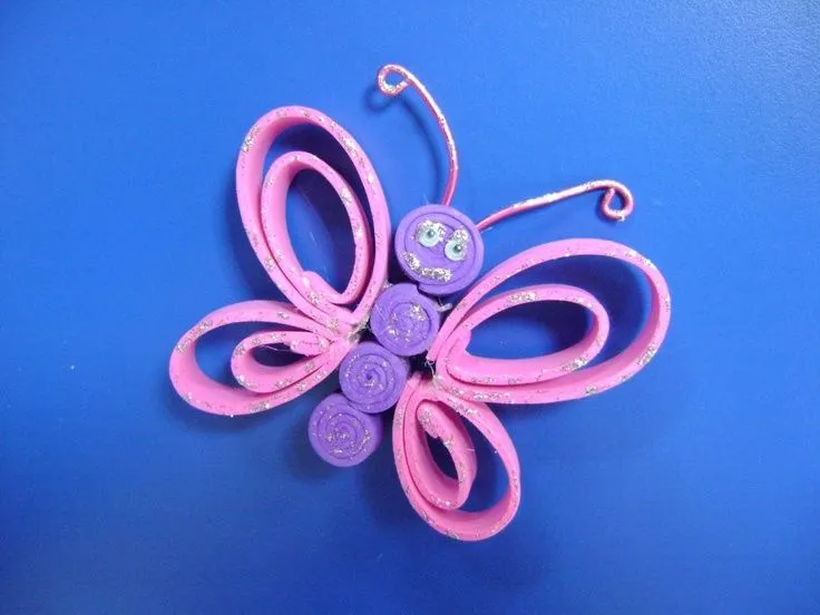 mariposa goma eva | Goma Eva | Pinterest