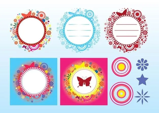 Mariposa Marcos | Descargar Vectores gratis Mariposa Marcos | Descargar Vectores gratis